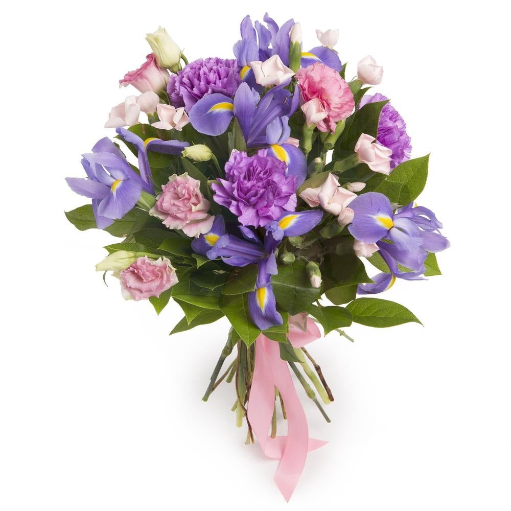 Bouquet con sfumature lilla