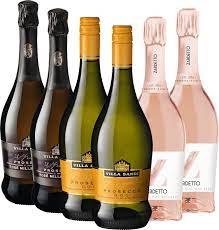 Bottle of sparkling wine doc